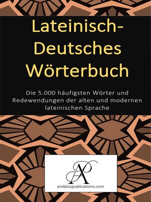 cover image of Lateinisch-Deutsches Wörterbuch